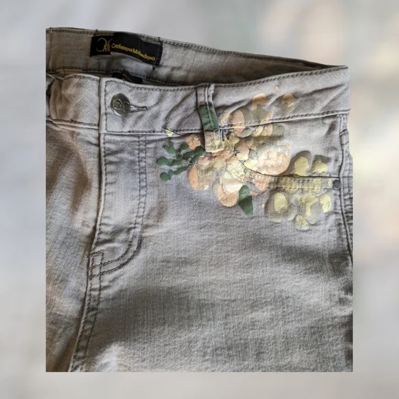 Catherine Malandrino Painted Skinny Jeans - Picture 6 of 6